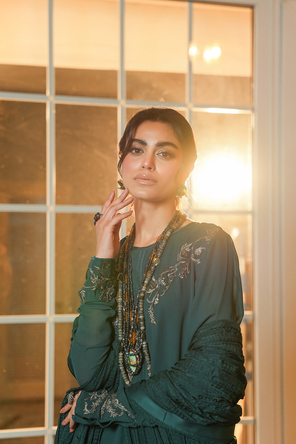Nilofer Shahid | Verve Summer 24 | Sassy Spirit (3pc) ÃÂ¢- Verve SS 24 - Official Nilofer Shahid stockist in UK - Sakeena London