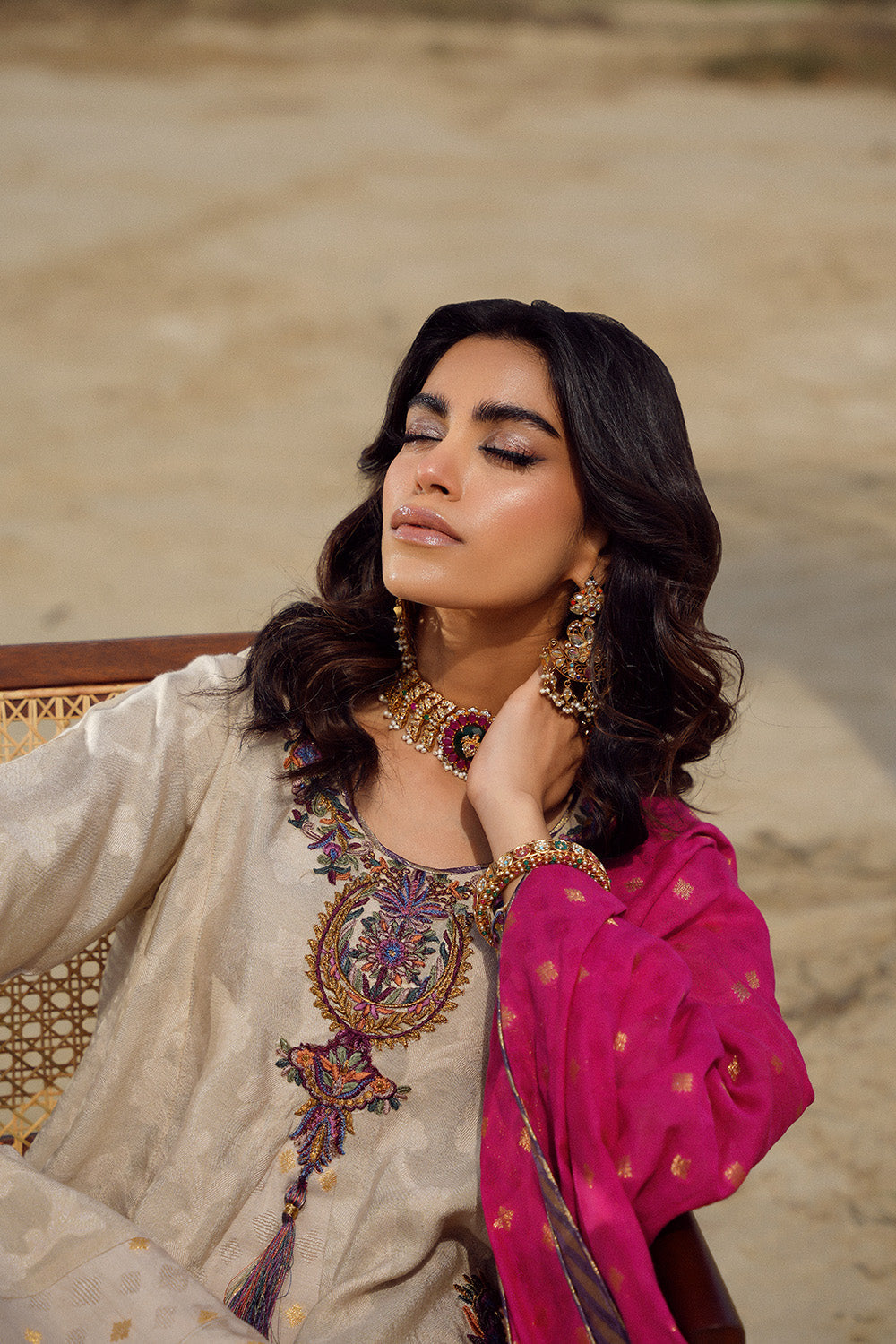 Nilofer Shahid | Verve Summer 24 | Verena (3pc) ÃÂ¢- Verve SS 24 - Official Nilofer Shahid stockist in UK - Sakeena London