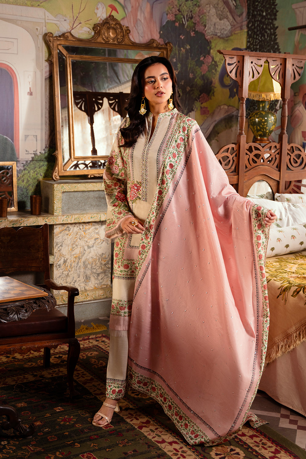 Saira Rizwan | Dahini Silk Pret | ADELIA -SRLP07-25 - Official Saira Rizwan stockist in UK - Sakeena London