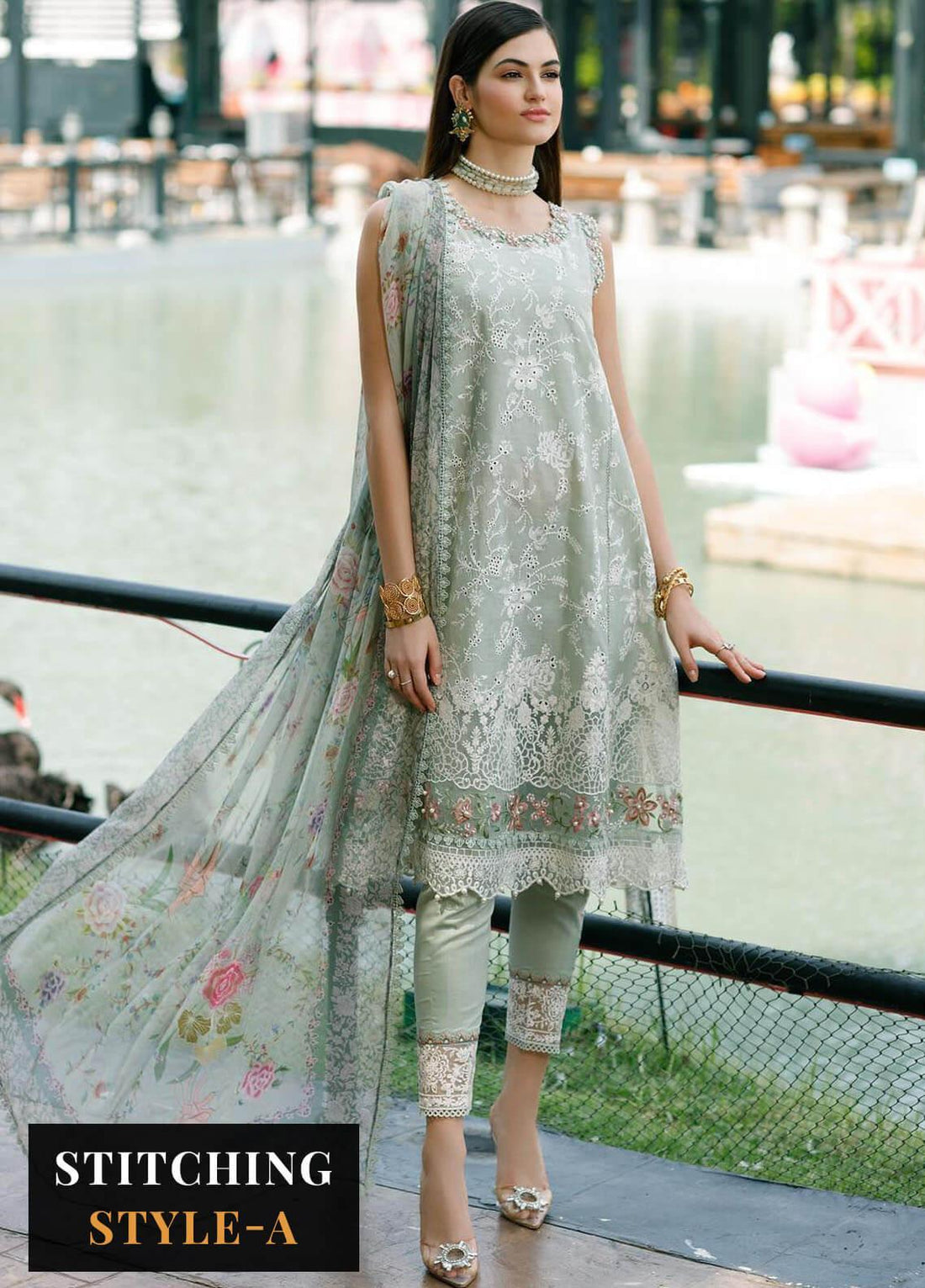 Noor By Saadia Asad | Luxury Lawn | D5 Sabeena - Official Noor by Saadia Asad stockist in UK - Sakeena London