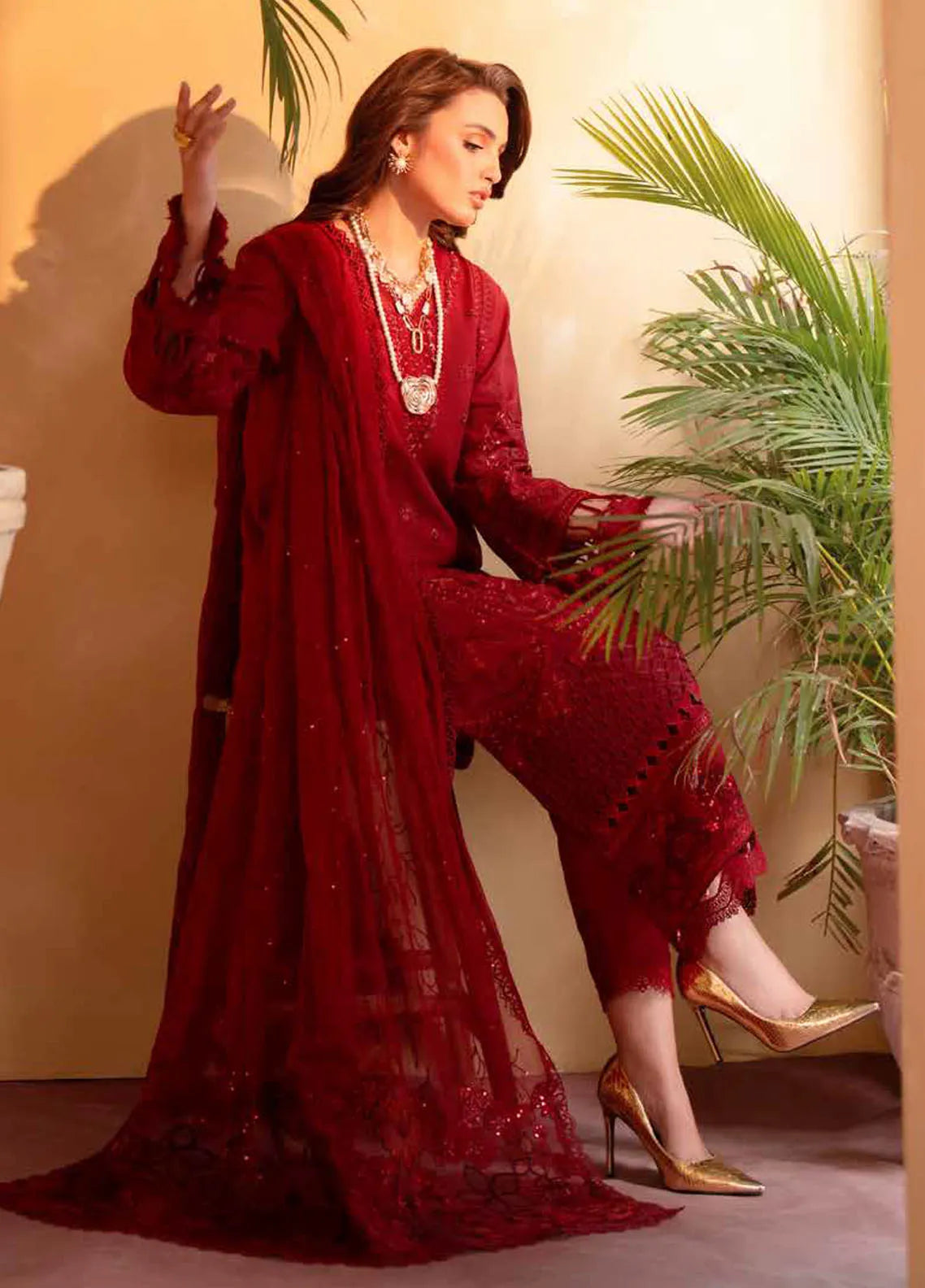 Nureh | Exclusive Karandi | NE-131 - Official Nureh stockist in UK - Sakeena London