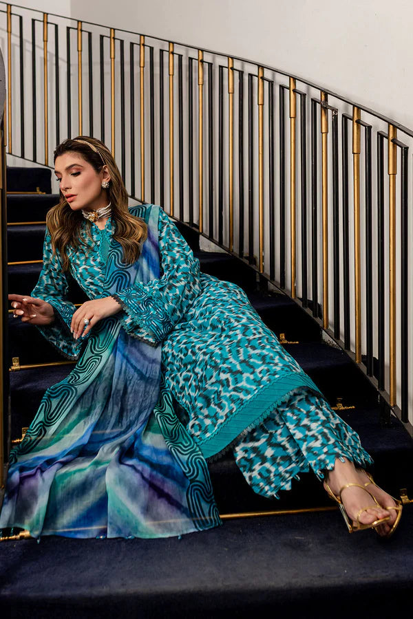 Nureh | Printed Lawn 24 | SP-92 - Official Nureh stockist in UK - Sakeena London