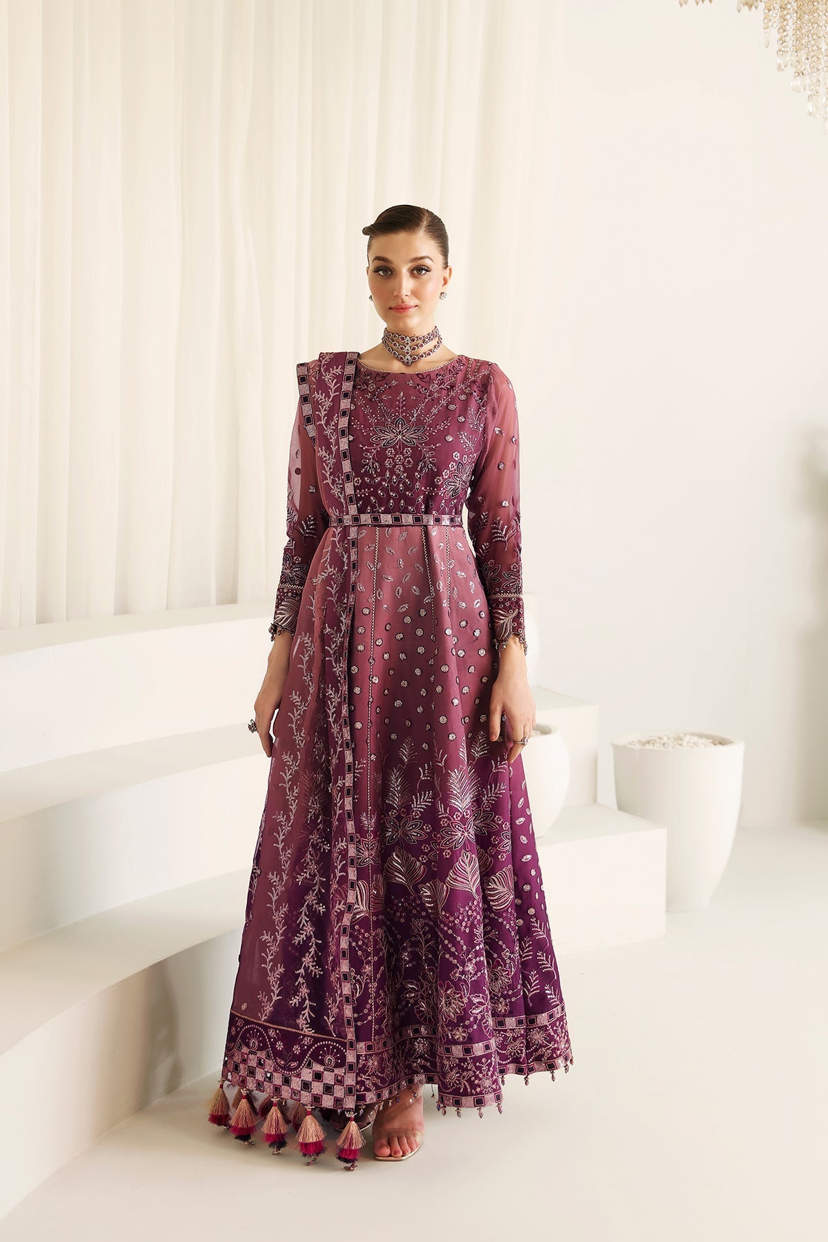 Alizeh | La Ruha Wedding Formals | AF-CH-2178-Opal - Official Alizeh stockist in UK - Sakeena London