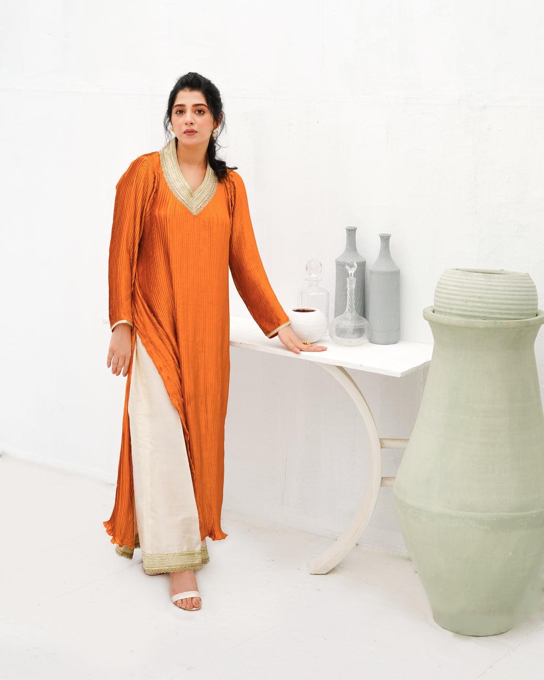 Zar | Formals Wear | Orange - Official Zar stockist in UK - Sakeena London