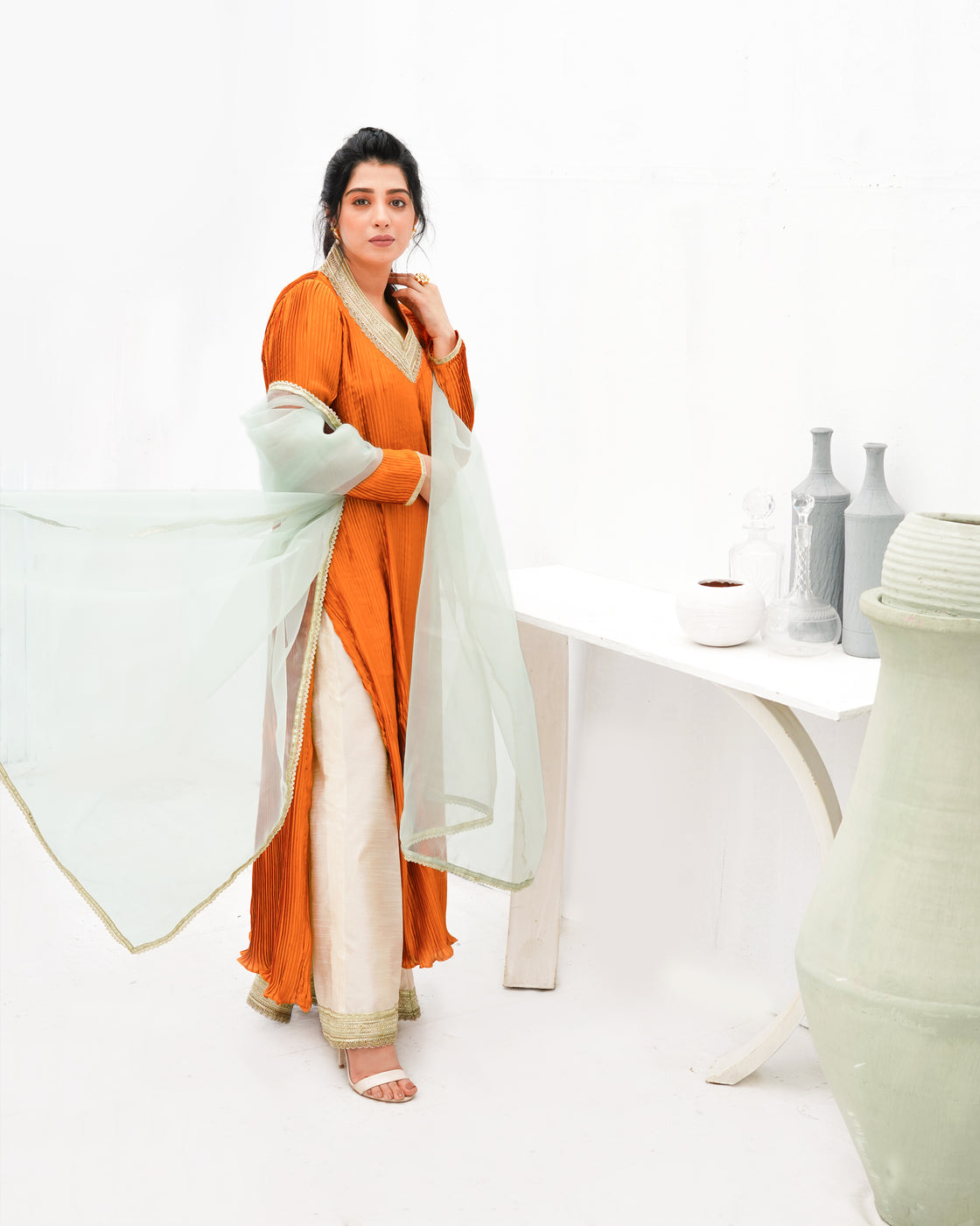 Zar | Formals Wear | Orange - Official Zar stockist in UK - Sakeena London