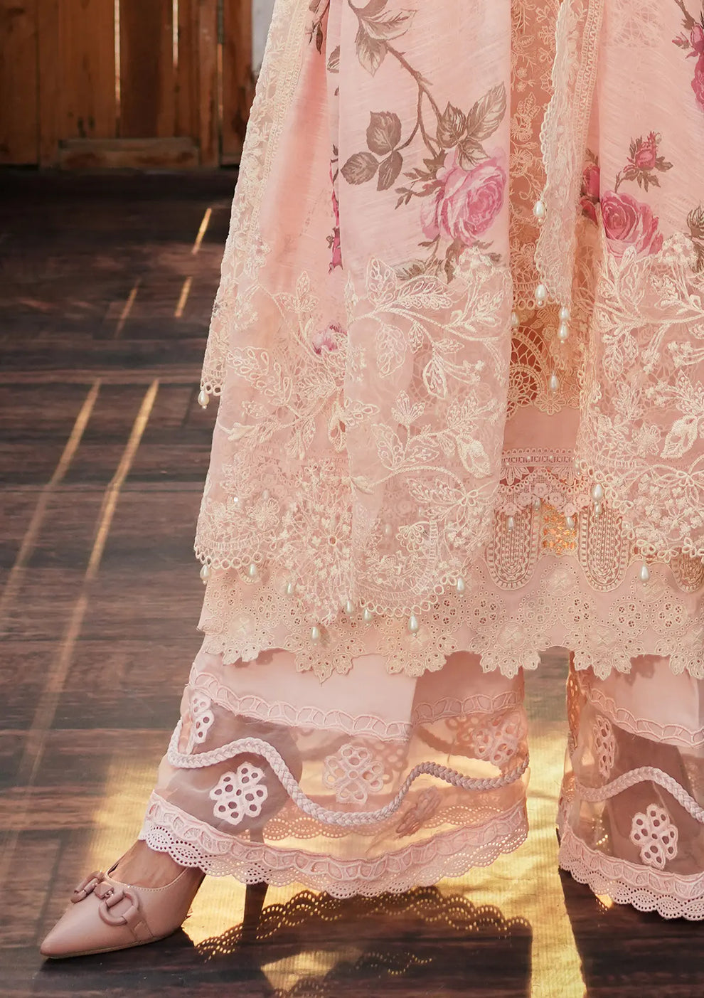 Kahf Premium | Luxury Lawn 24 | KLE-05B Coralyn - Official Kahf Premium stockist in UK - Sakeena London