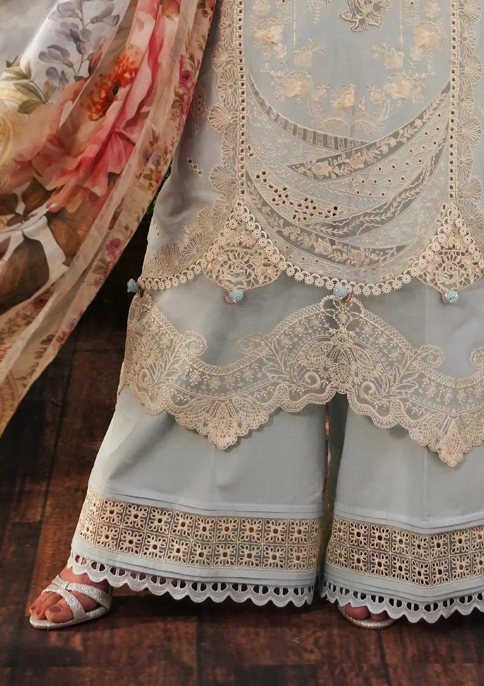 Kahf Premium | Luxury Lawn 24 | KLE-03B Heaven - Official Kahf Premium stockist in UK - Sakeena London