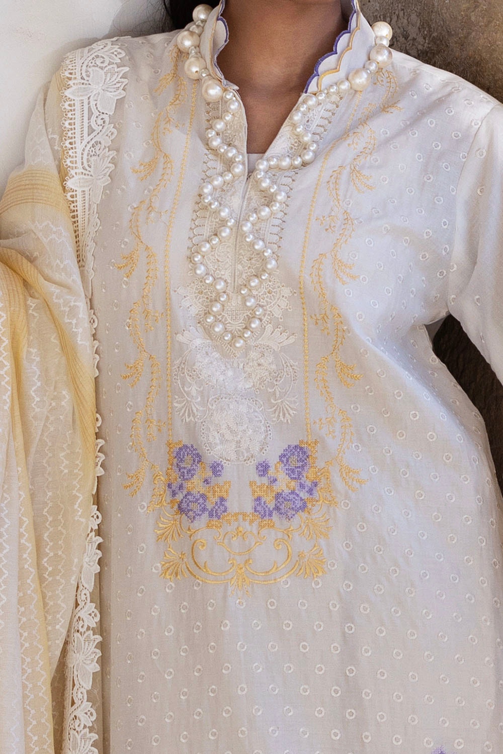 Gul Ahmed | Festive Eid 25 | FE-52019 - Official Gul Ahmed stockist in UK - Sakeena London