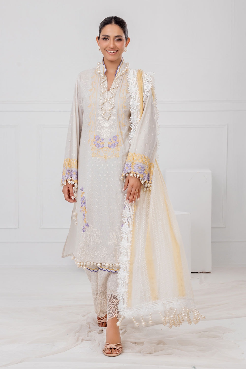 Gul Ahmed | Festive Eid 25 | FE-52019 - Official Gul Ahmed stockist in UK - Sakeena London