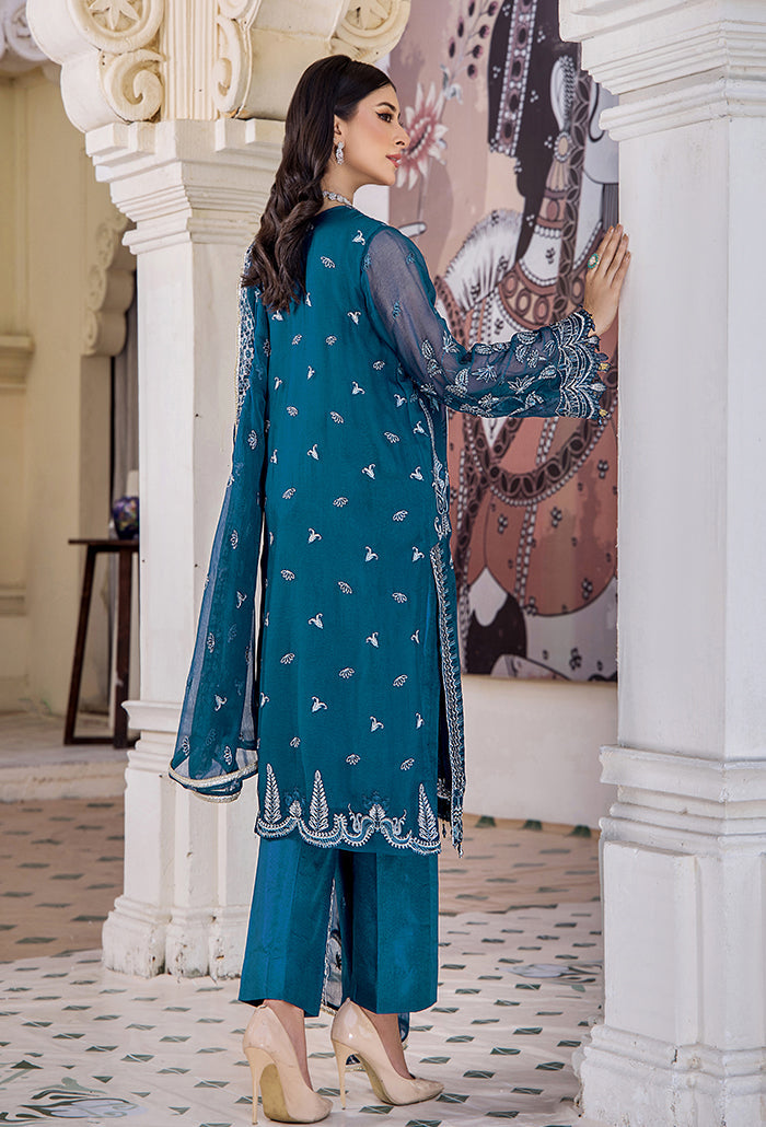 Humdum | Pareesha Embroidered Collection | PS-08 - Official Humdum stockist in UK - Sakeena London