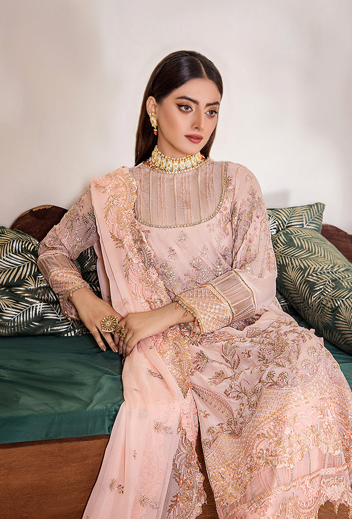Humdum | Pareesha Embroidered Collection | PS-07 - Official Humdum stockist in UK - Sakeena London