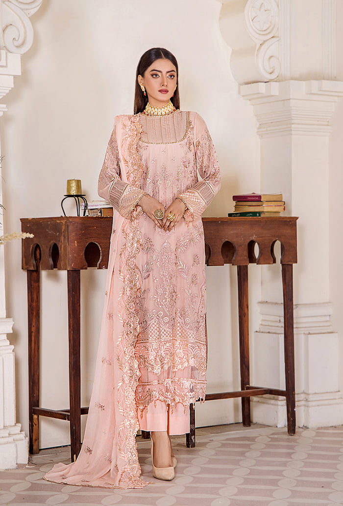 Humdum | Pareesha Embroidered Collection | PS-07 - Official Humdum stockist in UK - Sakeena London
