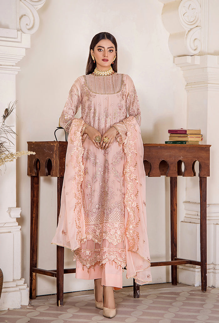 Humdum | Pareesha Embroidered Collection | PS-07 - Official Humdum stockist in UK - Sakeena London