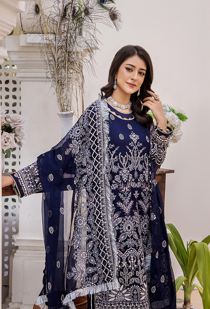 Humdum | Pareesha Embroidered Collection | PS-01 - Official Humdum stockist in UK - Sakeena London