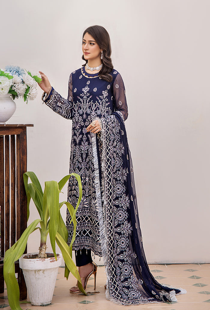 Humdum | Pareesha Embroidered Collection | PS-01 - Official Humdum stockist in UK - Sakeena London