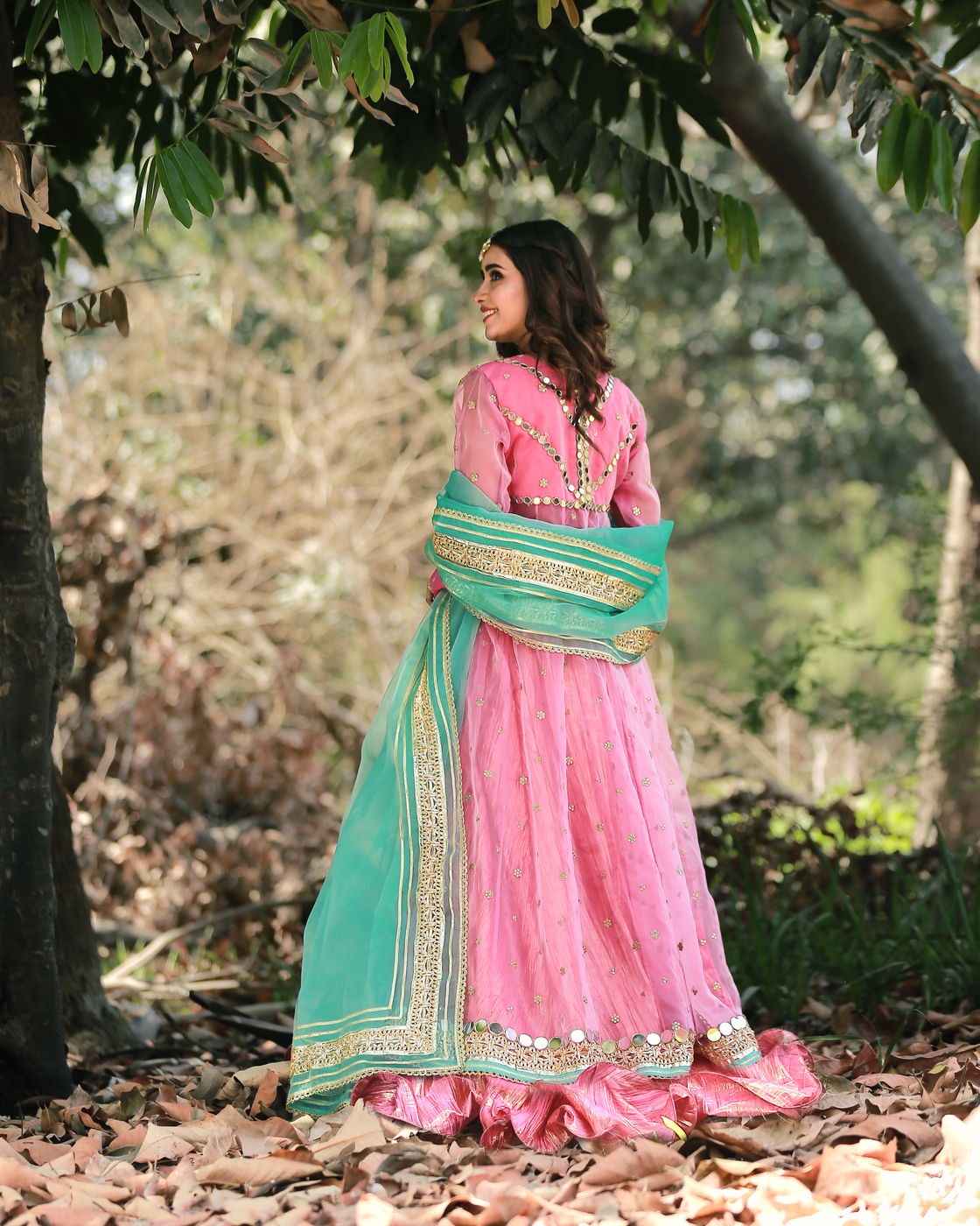 Zar | Formals Wear | Pink/Turquoise - Official Zar stockist in UK - Sakeena London