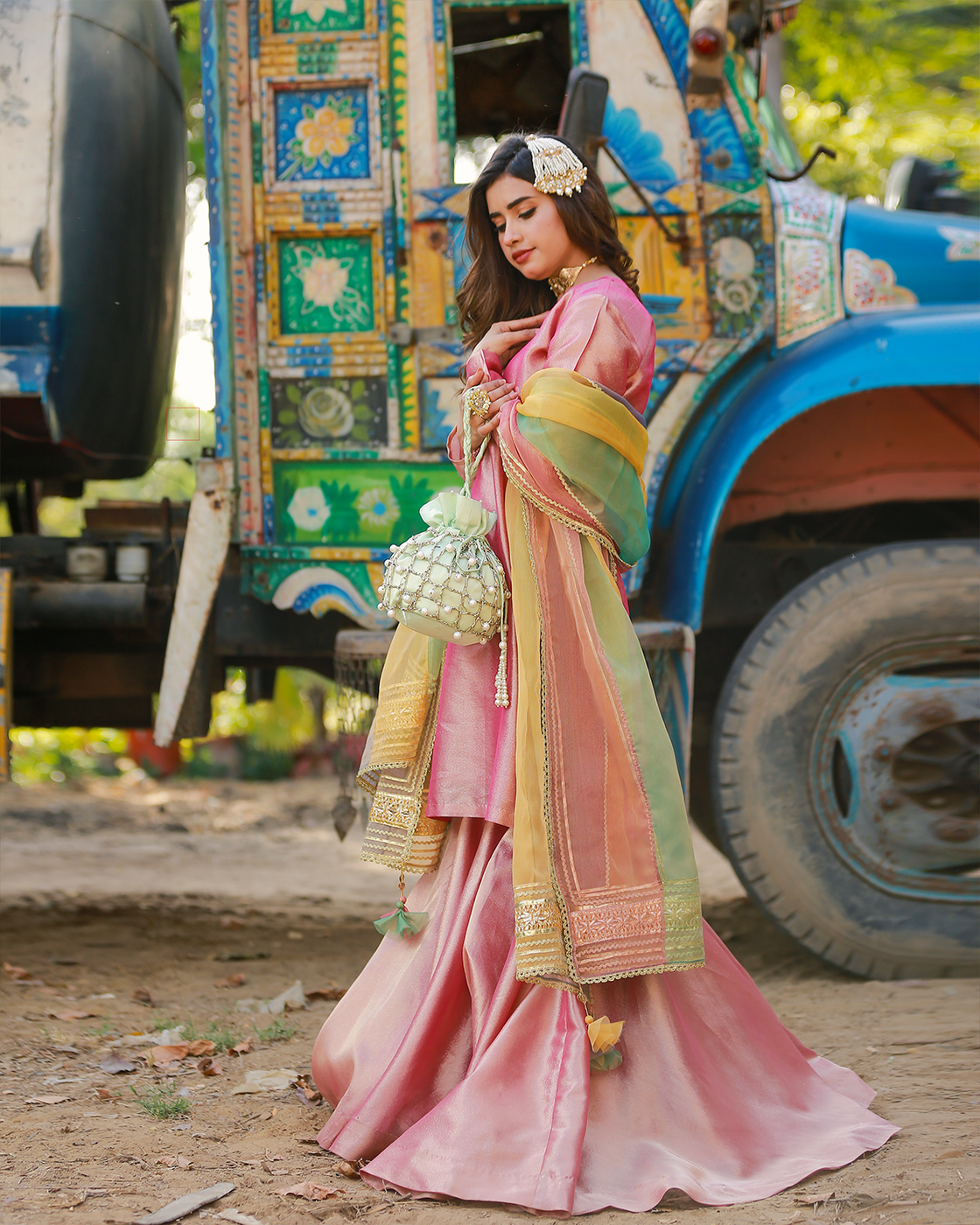 Zar | Gharara Formals | Pink - Official Zar stockist in UK - Sakeena London