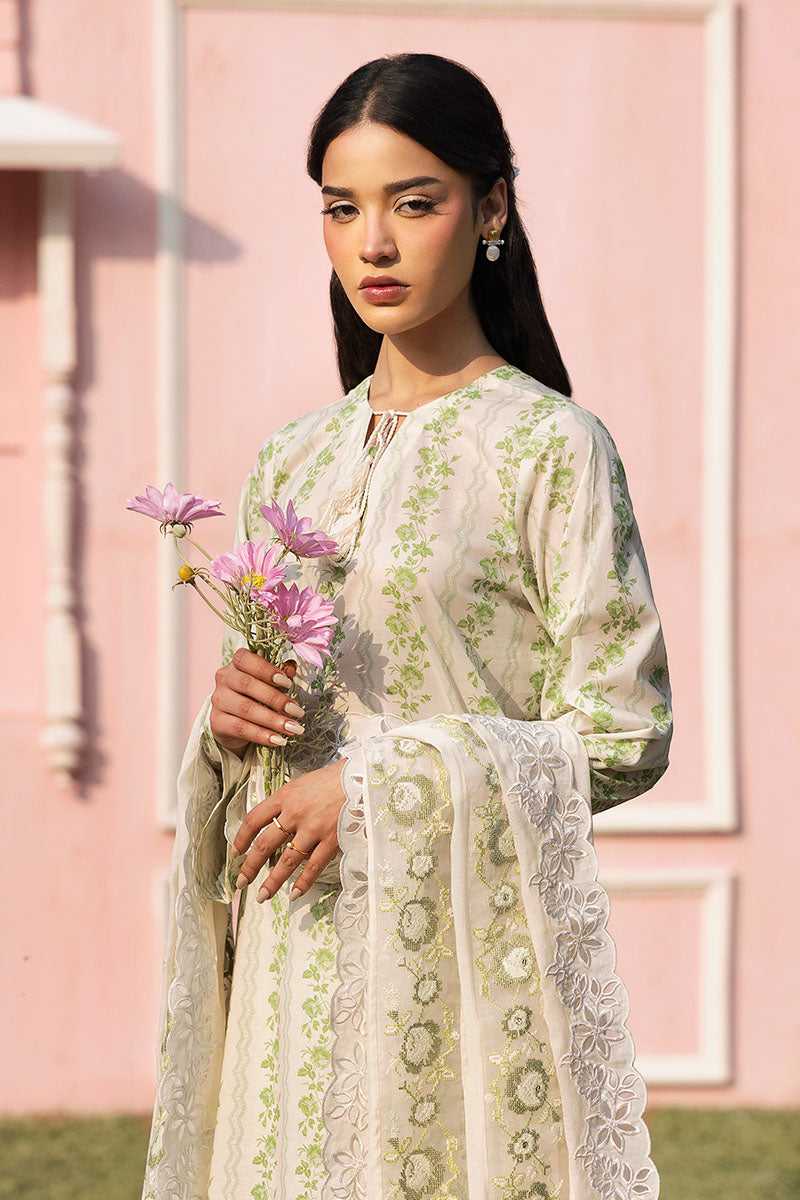 Cross Stitch | Premium Lawn 25 | GREEN TRELLIS - Official Cross Stitch stockist in UK - Sakeena London