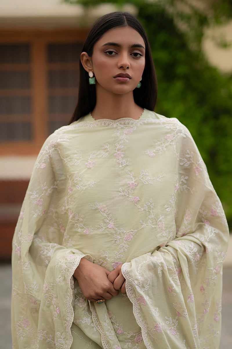 Cross Stitch | Mahiri Lawn 25 | CANARY GREEN - Official Cross Stitch stockist in UK - Sakeena London