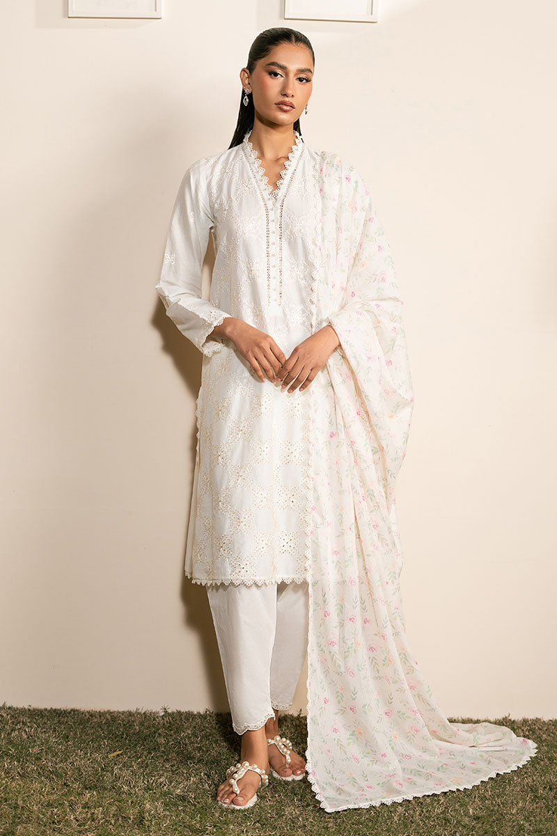 Cross Stitch | Mahiri Lawn 25 | IVORY GLINT - Official Cross Stitch stockist in UK - Sakeena London