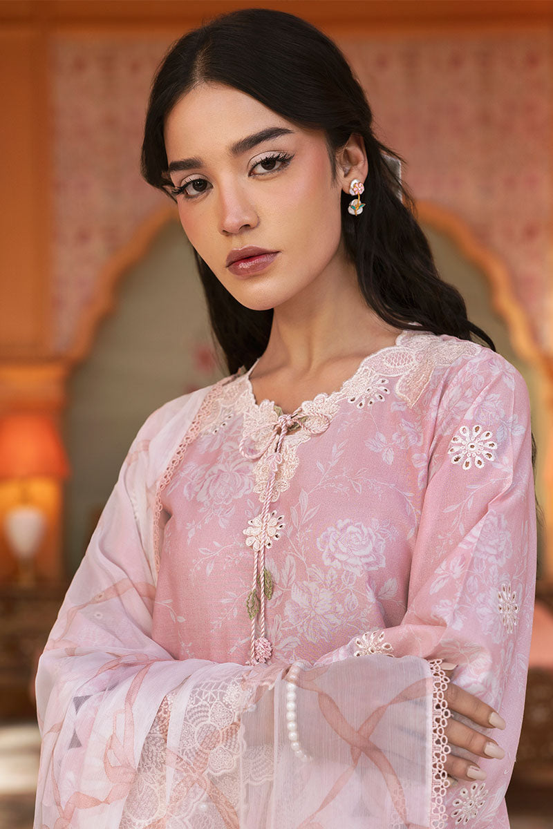 Cross Stitch | Premium Lawn 25 | FLORAL TIE - Official Cross Stitch stockist in UK - Sakeena London