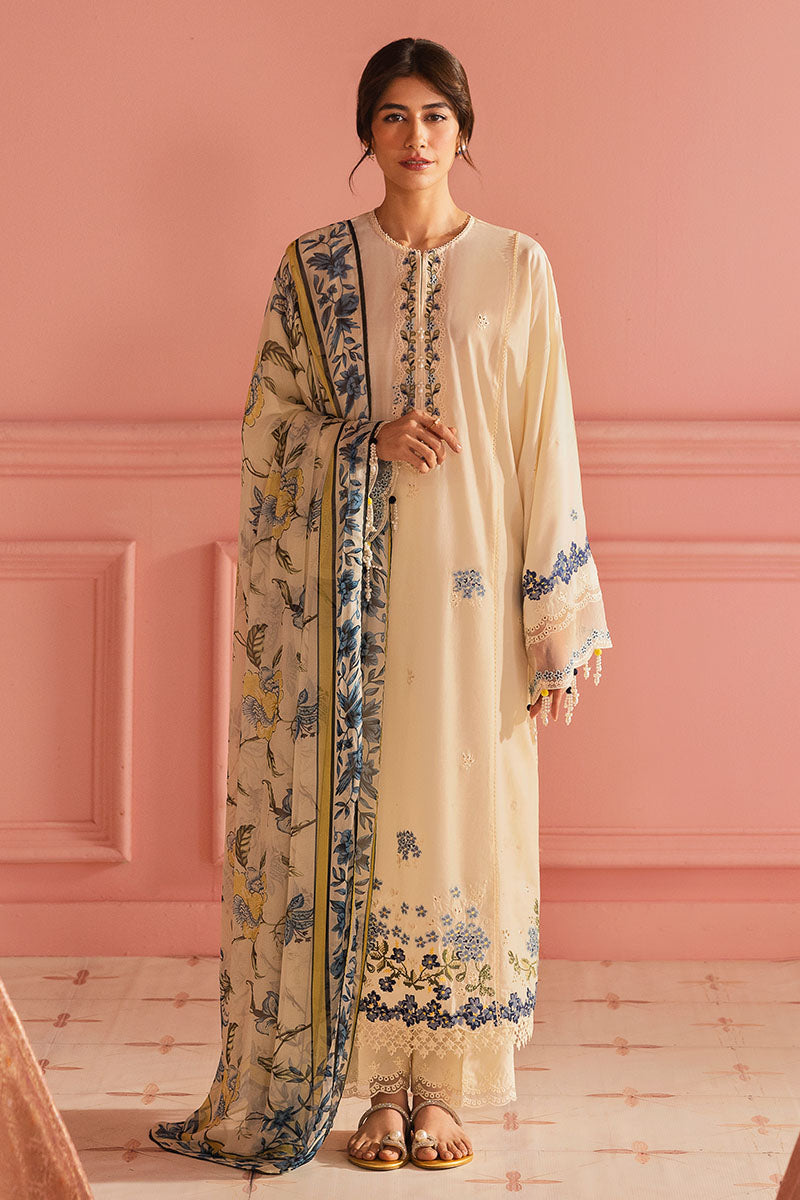 Cross Stitch | Premium Lawn 25 | BLUE ALLURE - Official Cross Stitch stockist in UK - Sakeena London