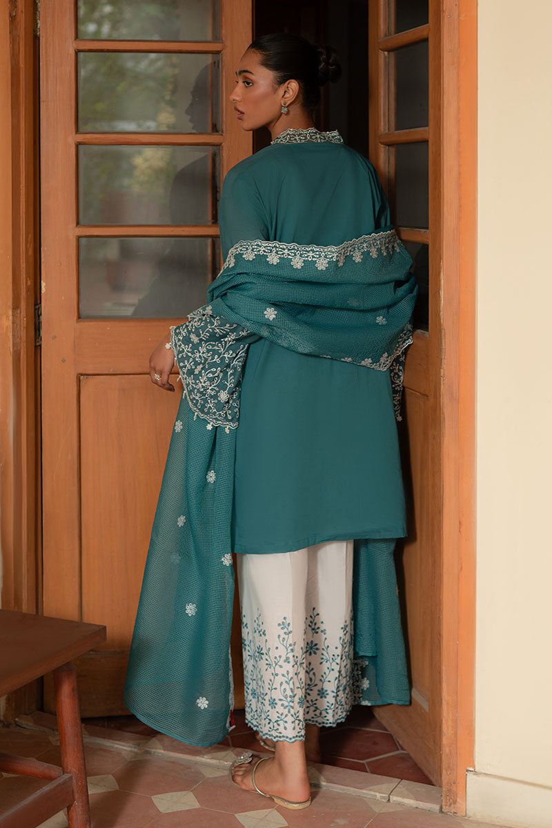 Cross Stitch | Mahiri Lawn 25 | TEAL DREAM - Official Cross Stitch stockist in UK - Sakeena London