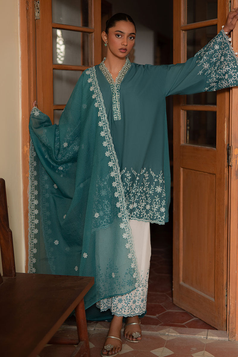 Cross Stitch | Mahiri Lawn 25 | TEAL DREAM - Official Cross Stitch stockist in UK - Sakeena London