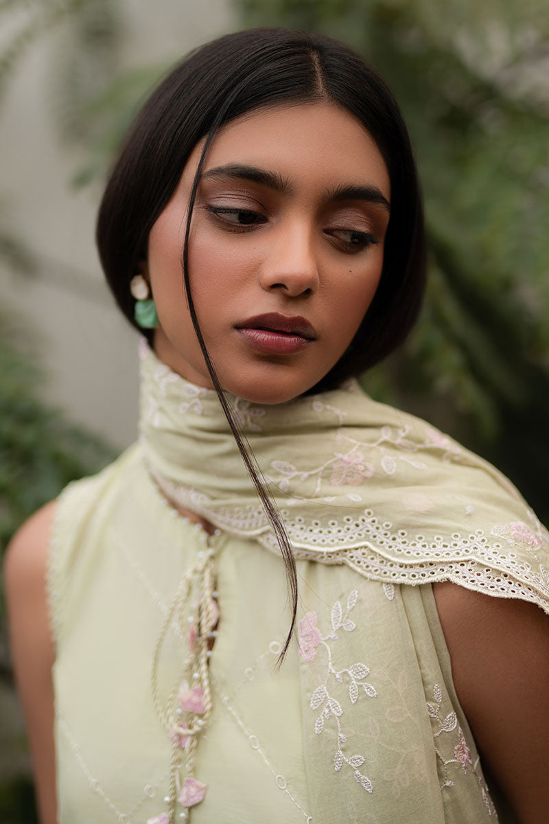 Cross Stitch | Mahiri Lawn 25 | CANARY GREEN - Official Cross Stitch stockist in UK - Sakeena London