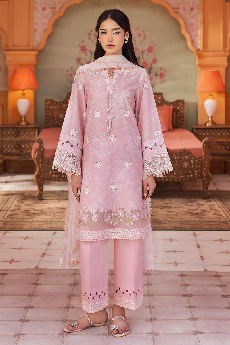 Cross Stitch | Premium Lawn 25 | FLORAL TIE - Official Cross Stitch stockist in UK - Sakeena London
