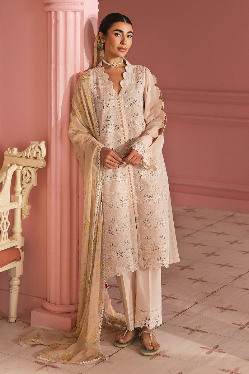 Cross Stitch | Premium Lawn 25 | PEACH PARFAIT - Official Cross Stitch stockist in UK - Sakeena London