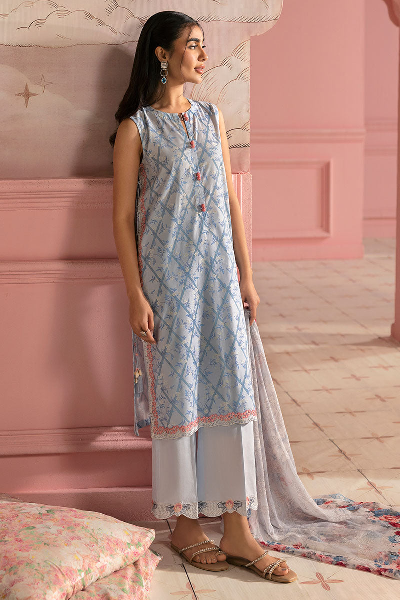 Cross Stitch | Premium Lawn 25 | AQUA ICE - Official Cross Stitch stockist in UK - Sakeena London