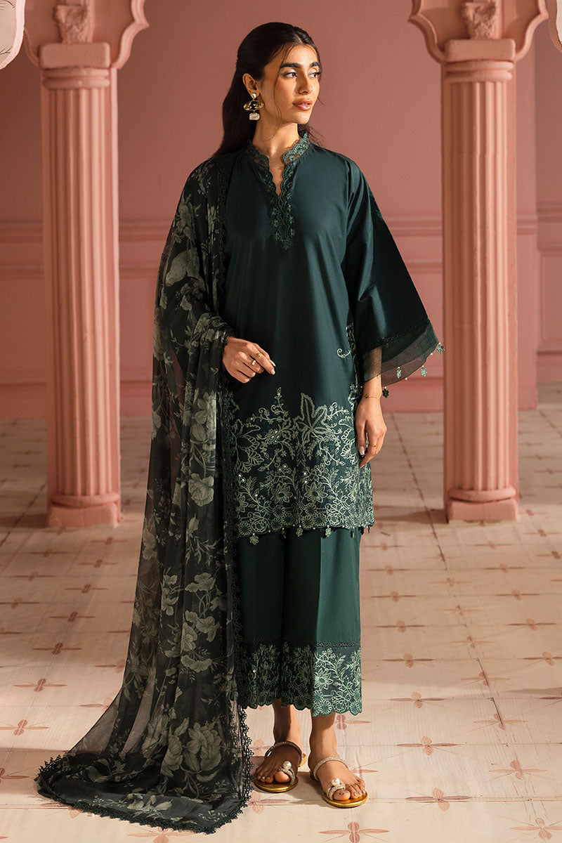 Cross Stitch | Premium Lawn 25 | VIRIDIAN GREEN - Official Cross Stitch stockist in UK - Sakeena London