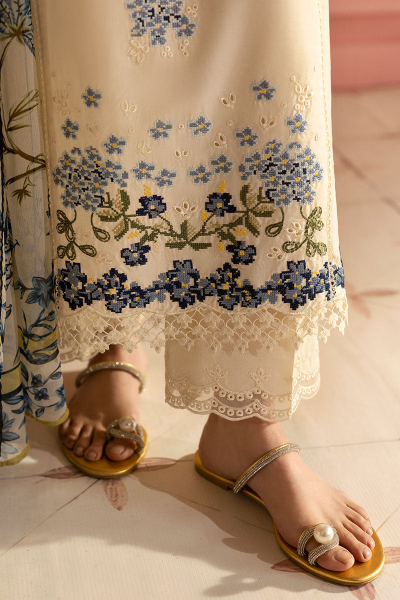 Cross Stitch | Premium Lawn 25 | BLUE ALLURE - Official Cross Stitch stockist in UK - Sakeena London