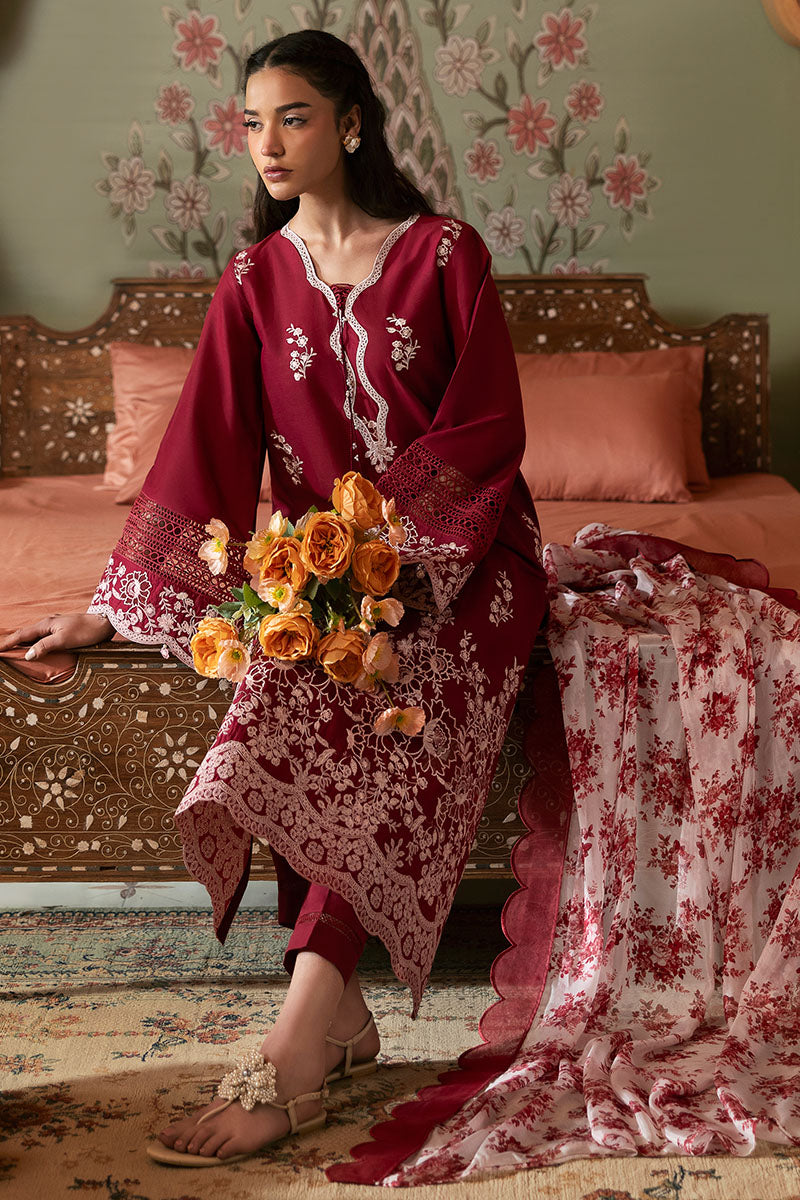 Cross Stitch | Premium Lawn 25 | CRIMSON RED - Official Cross Stitch stockist in UK - Sakeena London