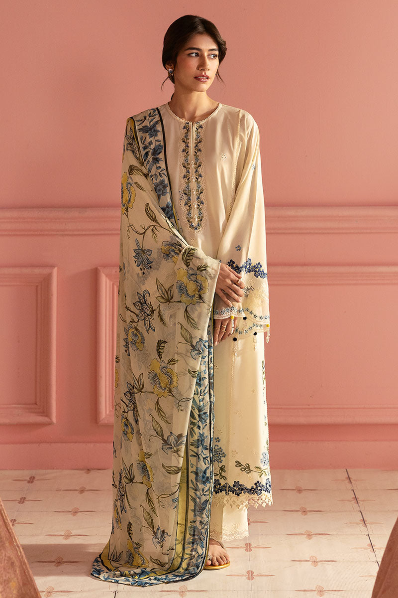 Cross Stitch | Premium Lawn 25 | BLUE ALLURE - Official Cross Stitch stockist in UK - Sakeena London