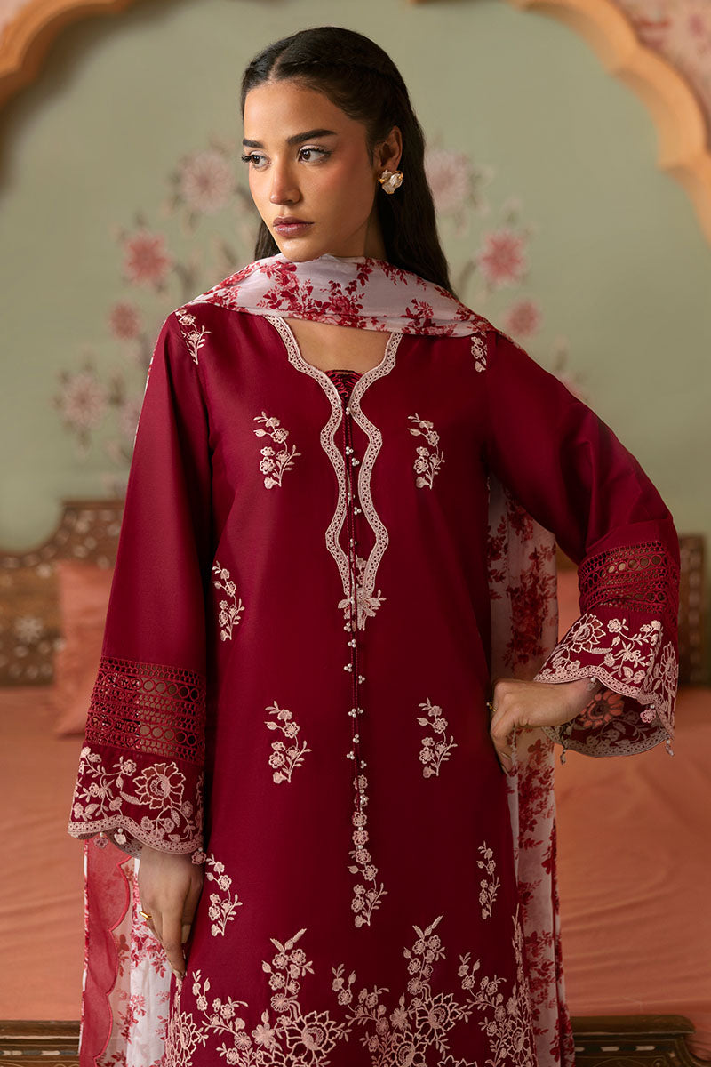 Cross Stitch | Premium Lawn 25 | CRIMSON RED - Official Cross Stitch stockist in UK - Sakeena London