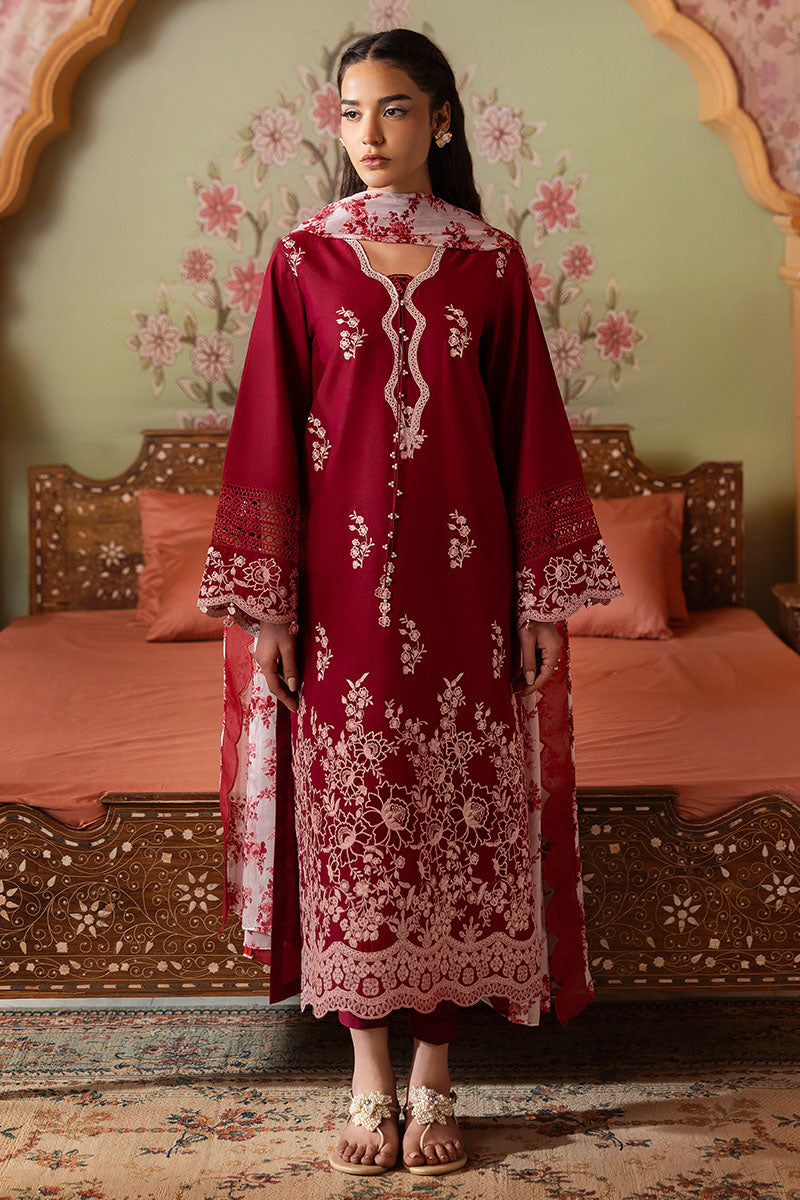Cross Stitch | Premium Lawn 25 | CRIMSON RED - Official Cross Stitch stockist in UK - Sakeena London