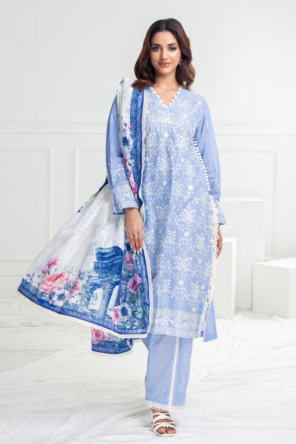 Gul Ahmed | Festive Capsule 25 | SP-52007 - Official Gul Ahmed stockist in UK - Sakeena London