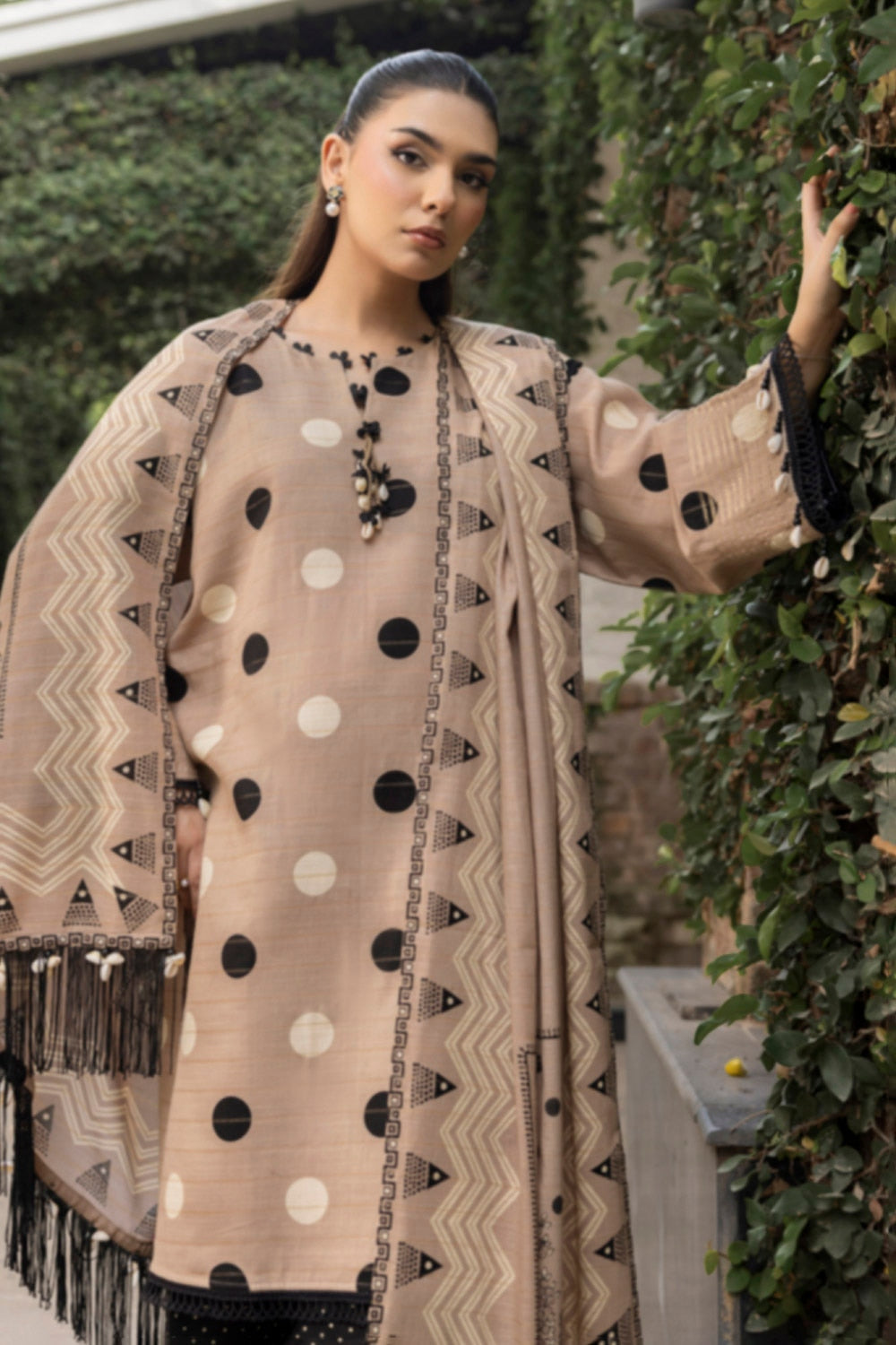 Gul Ahmed | Winter Collection 25 | K-52058 - Official Gul Ahmed stockist in UK - Sakeena London