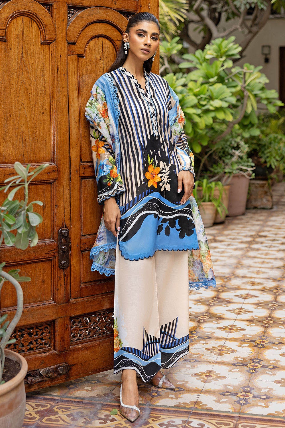 Gul Ahmed | Festive Capsule 25 | PC-52002 - Official Gul Ahmed stockist in UK - Sakeena London