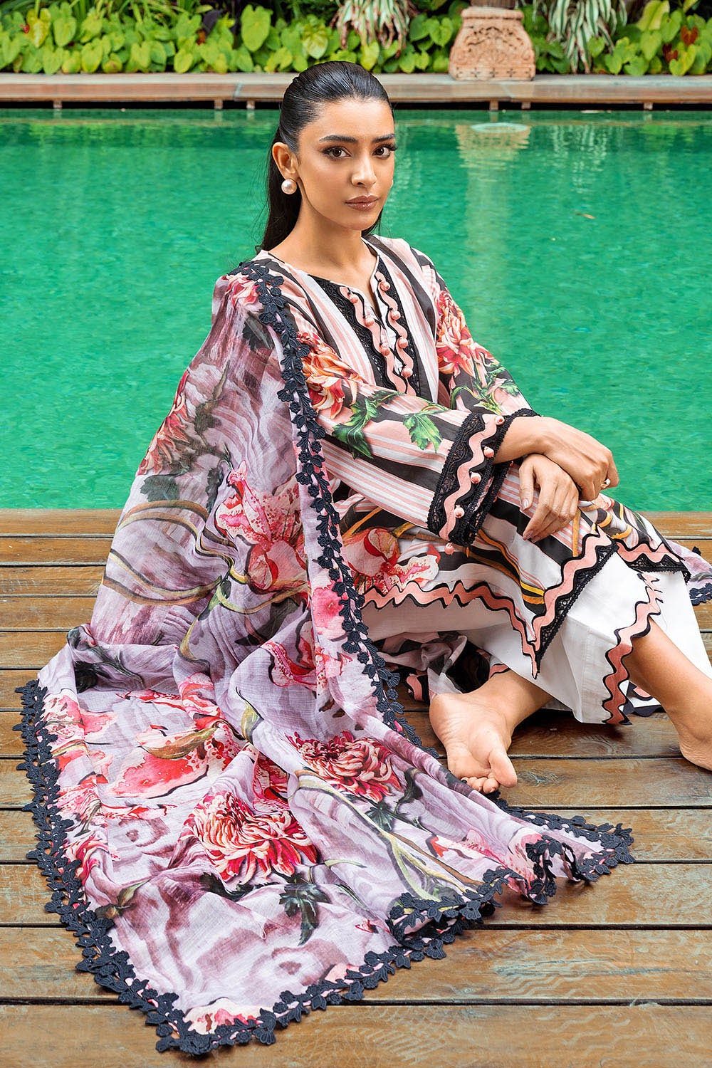 Gul Ahmed | Festive Capsule 25 | PC-52004 - Official Sakeena London stockist in UK - Sakeena London