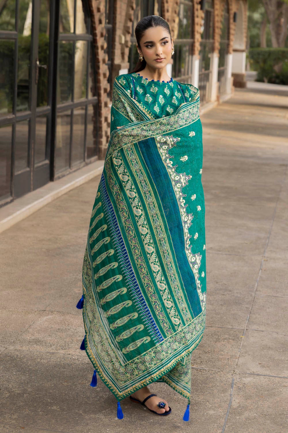 Gul Ahmed | Winter Collection 25 | K-52080 - Official Gul Ahmed stockist in UK - Sakeena London