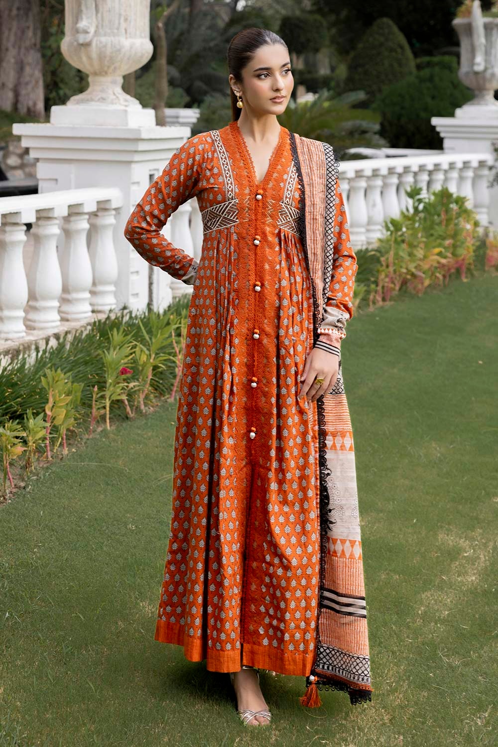 Gul Ahmed | Winter Collection 25 | K-52019 - Official Gul Ahmed stockist in UK - Sakeena London