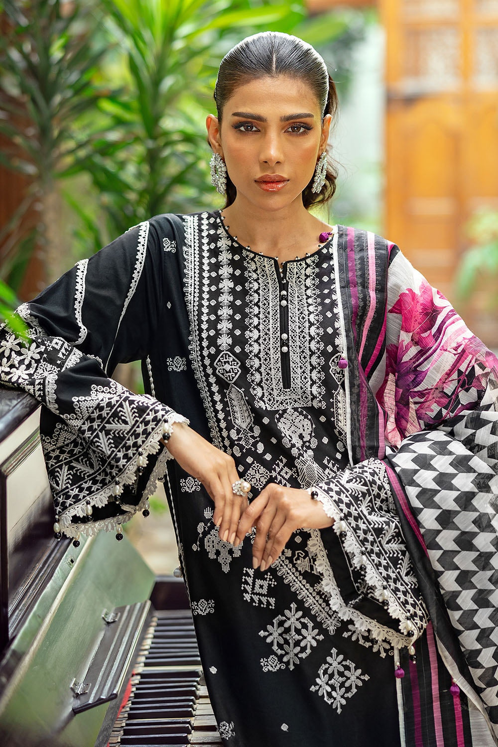 Gul Ahmed | Festive Capsule 25 | SP-52043 - Official Gul Ahmed stockist in UK - Sakeena London