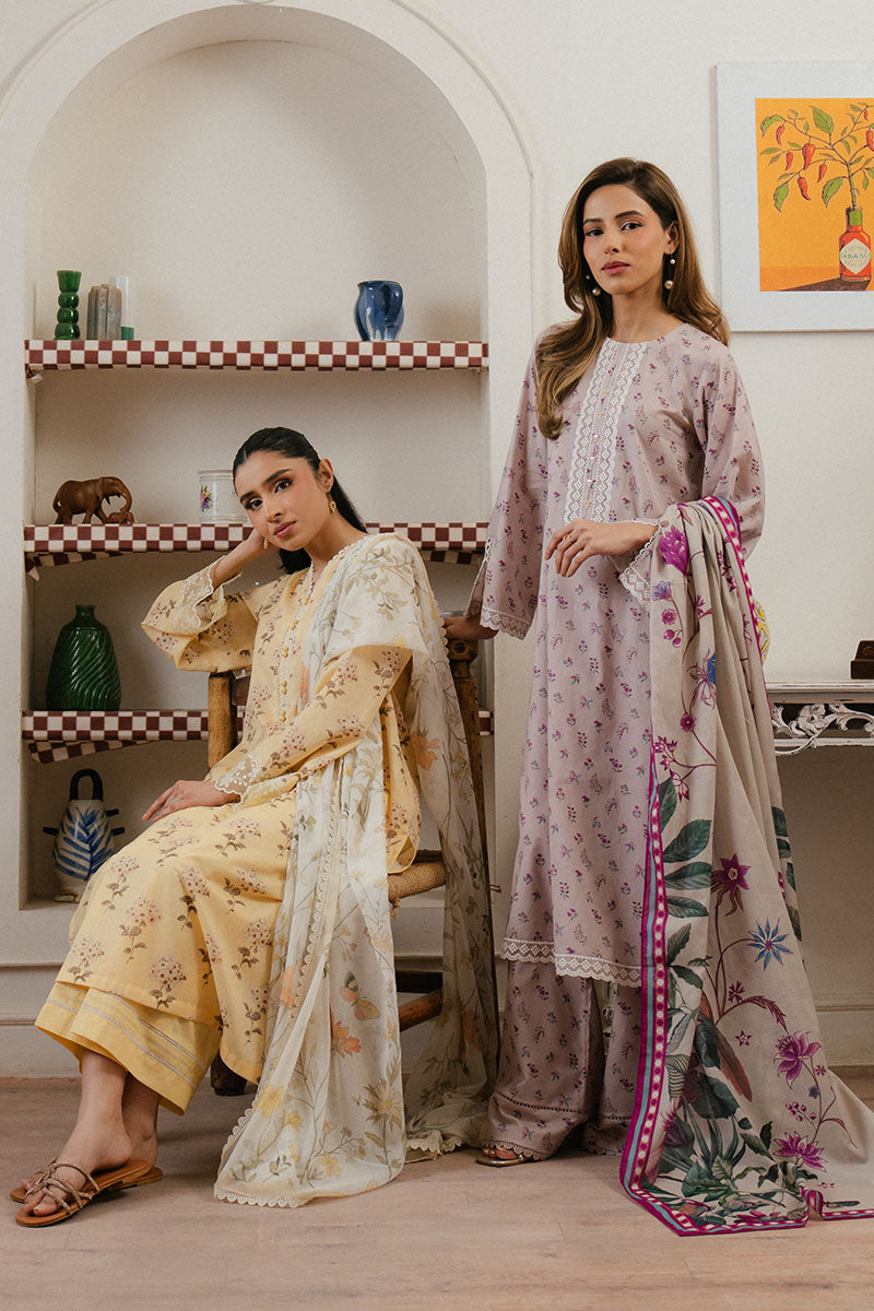 Cross Stitch | Daily Wear 25 | LILAC HORIZON-3 PC - Official Cross Stitch stockist in UK - Sakeena London