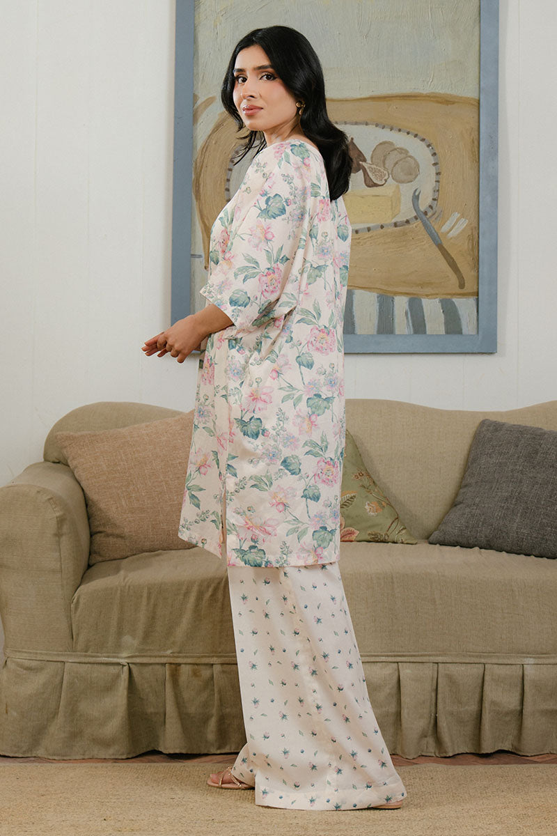 Cross Stitch | Daily Wear 25 | WHITE ORNATE-2 PC - Official Cross Stitch stockist in UK - Sakeena London