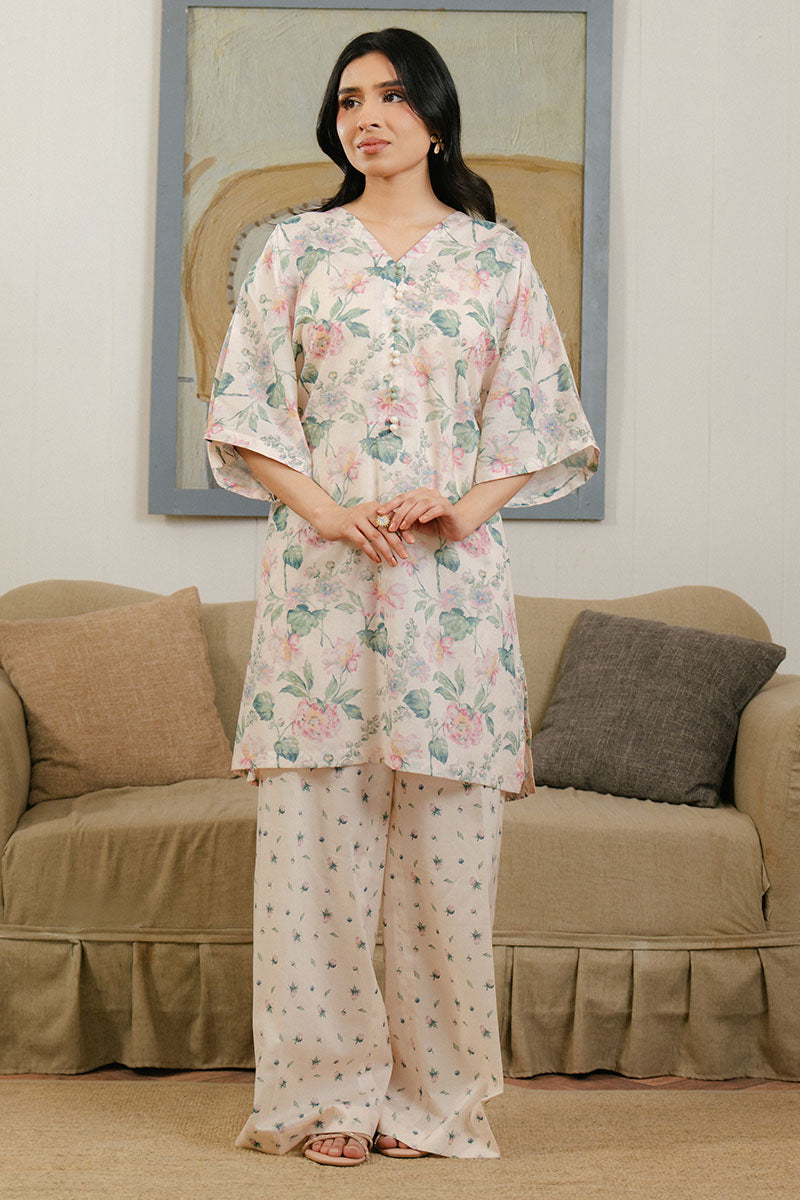 Cross Stitch | Daily Wear 25 | WHITE ORNATE-2 PC - Official Cross Stitch stockist in UK - Sakeena London
