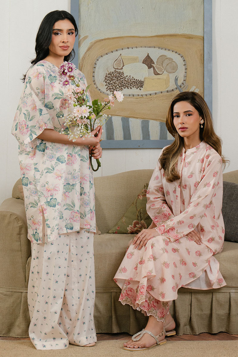 Cross Stitch | Daily Wear 25 | PEACH DUST-2 PC - Official Cross Stitch stockist in UK - Sakeena London
