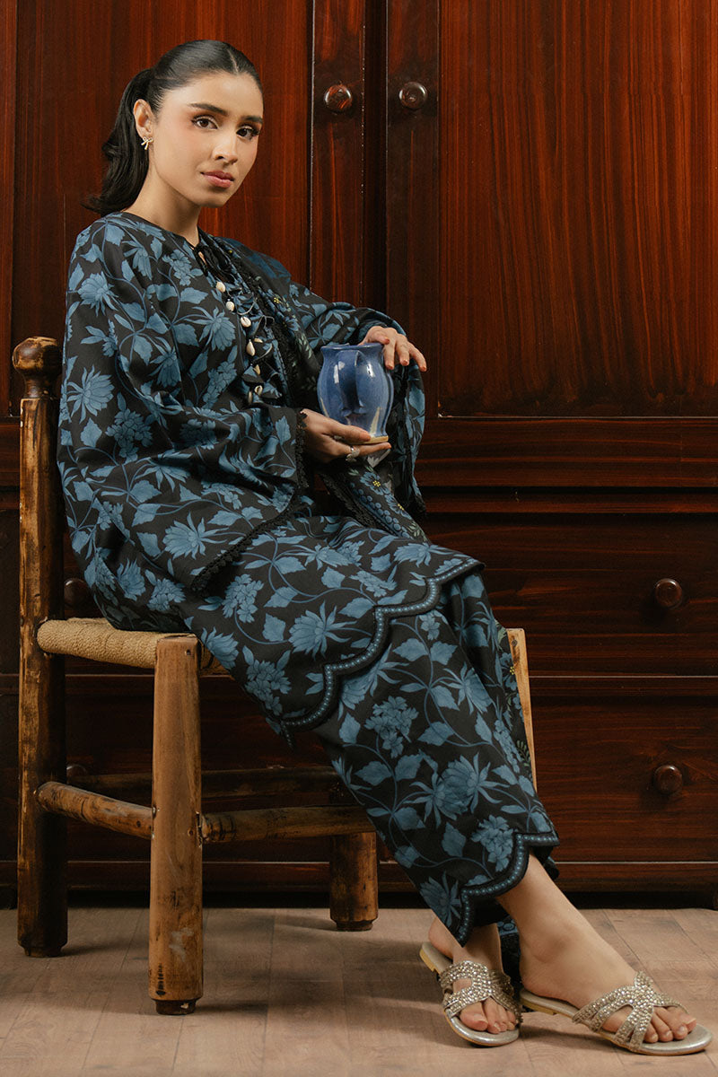 Cross Stitch | Daily Wear 25 | BLUE WAVE-3 PC - Official Cross Stitch stockist in UK - Sakeena London